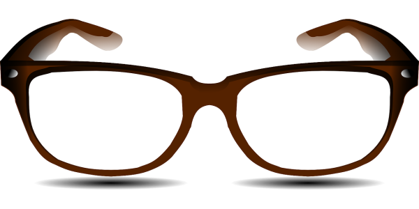 Детские очки на прозрачном фоне