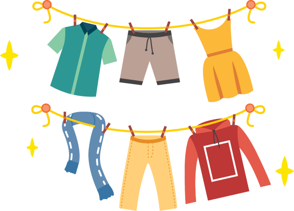 Одежда на белом фоне