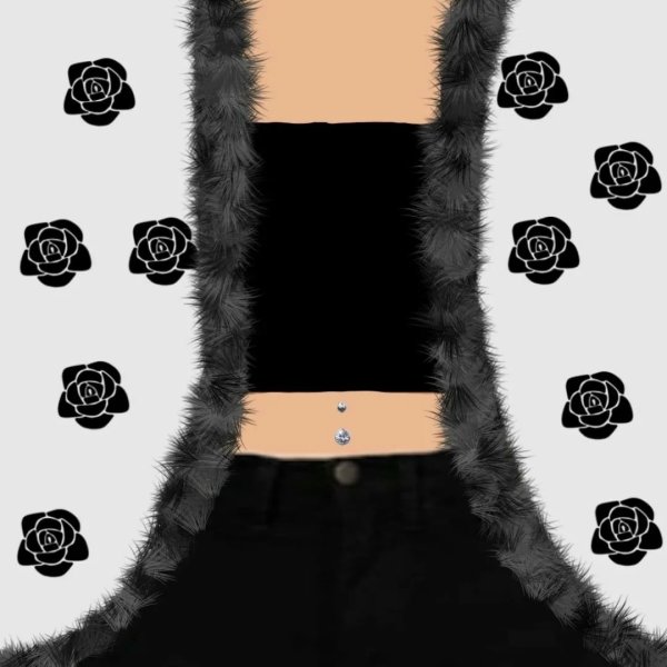 Чёрная кофта для роблакса