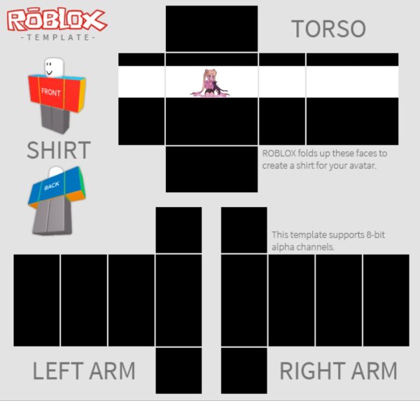 Одежда для РОБЛОКСА развёртка