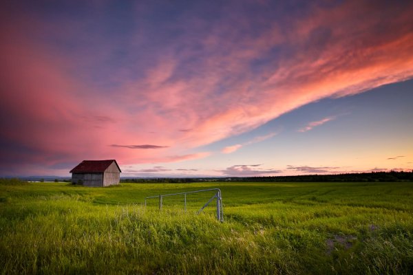Одинокий дом в поле
