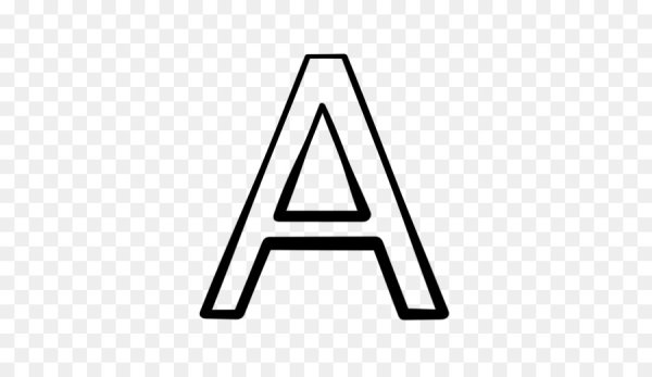 Буквы на прозрачном фоне