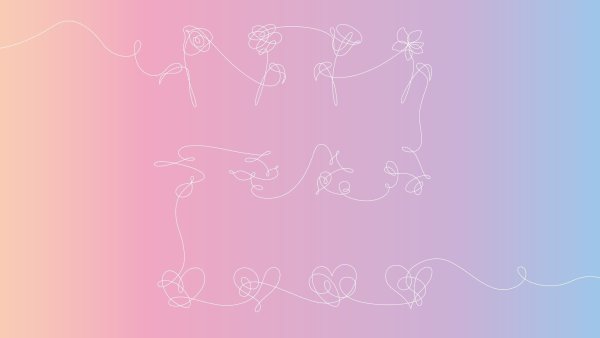 BTS Love yourself фон