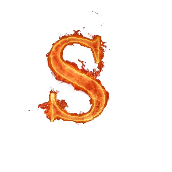 Буква s для фотошопа