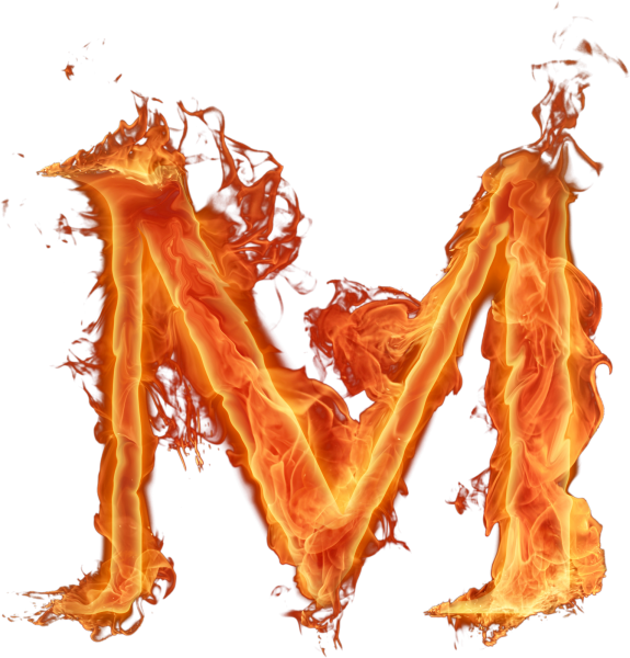 Горящие буквы, цифры, символы: огненная надпись, способная согреть душу и растопить сердце