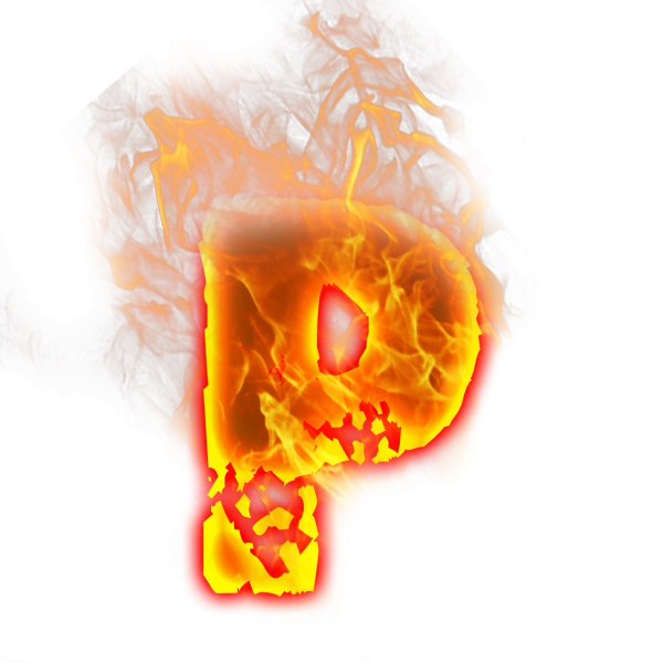 Огненный шрифт