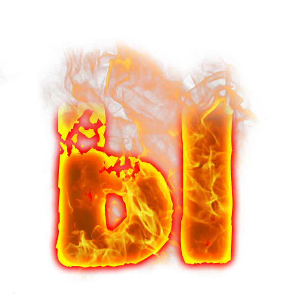 Огненный шрифт