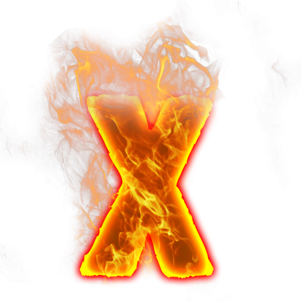 Огненная буква х