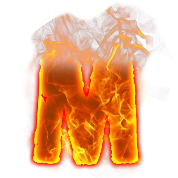 Огненные буквы алфавит