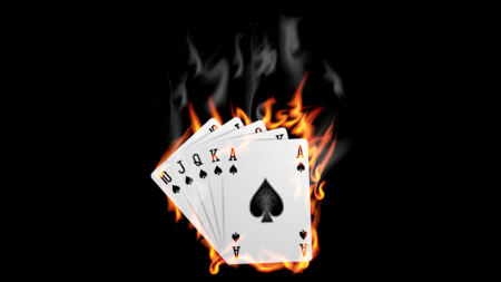 Четыре туза в огне