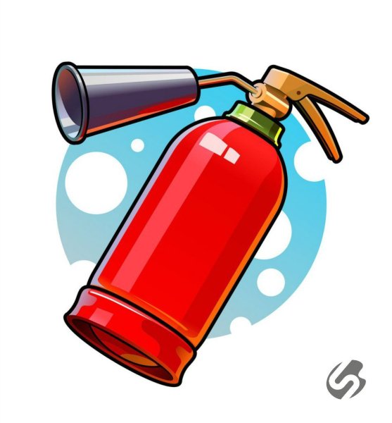 Огнетушитель cartoon