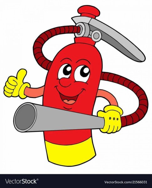 Огнетушитель мультяшный