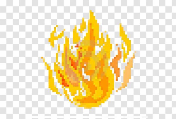 Пиксельный огонь