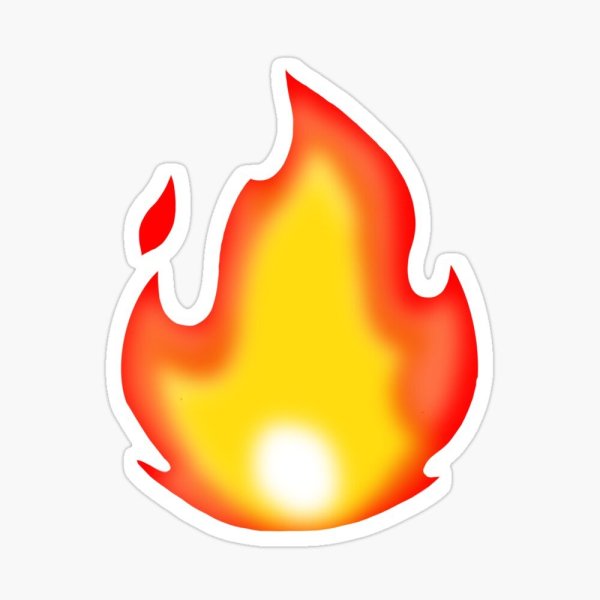 Emoji iphone огонь