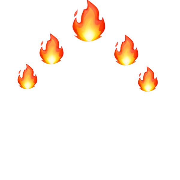 Эмодзи огонек