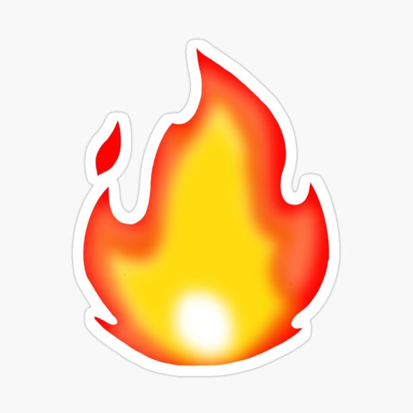 Emoji iphone огонь