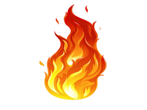 Пламя стикер