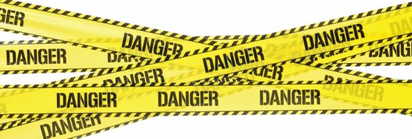 Лента оградительная Danger