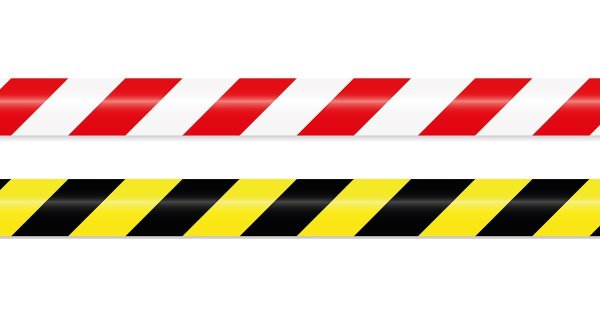 Полицейское ограждение лента