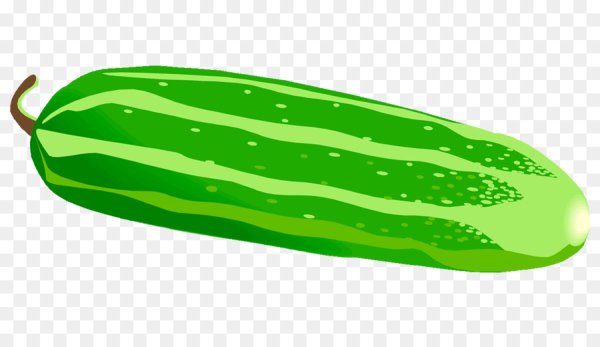 Огурец мультяшный