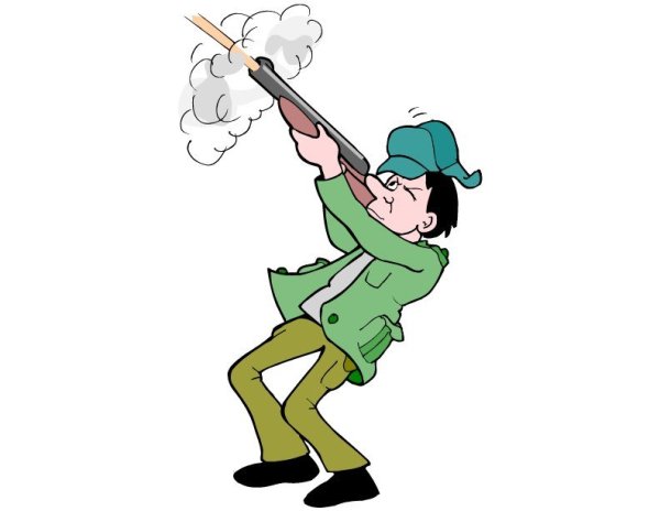 Охотник мультяшный