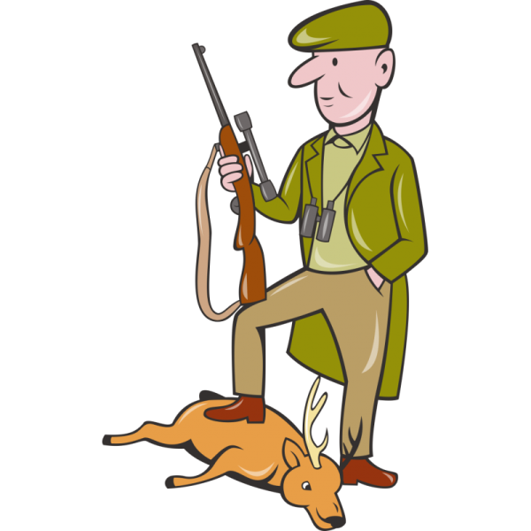 Охотник вектор