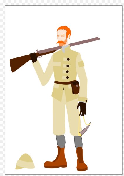 Охотник иллюстрация