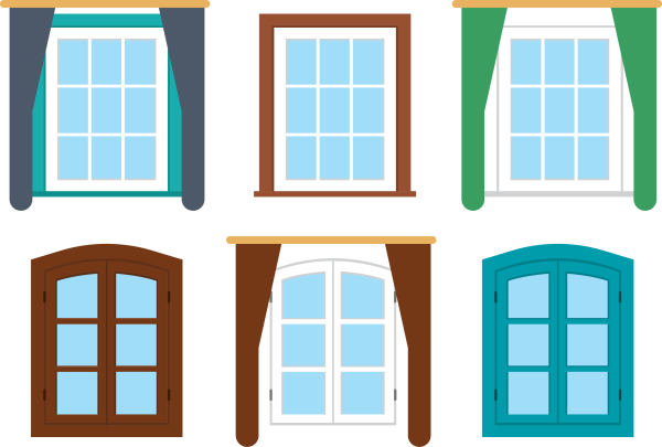 Окошки для домика