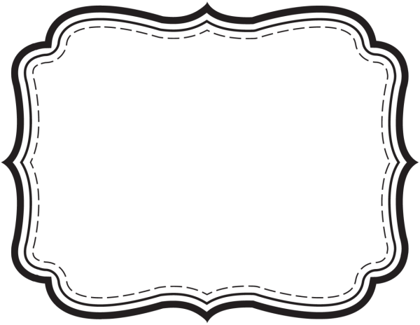 Фигурная рамка для текста