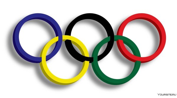 Олимпийские кольца в детском саду