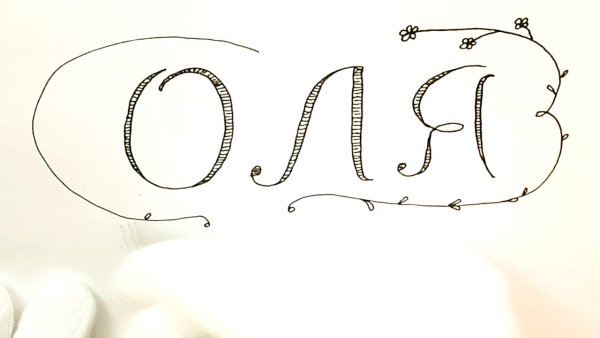 Красивые имена рисовать