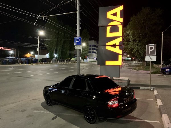 Приора 2 черная Блэк эдишн