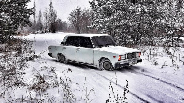ВАЗ 2107 зимняя