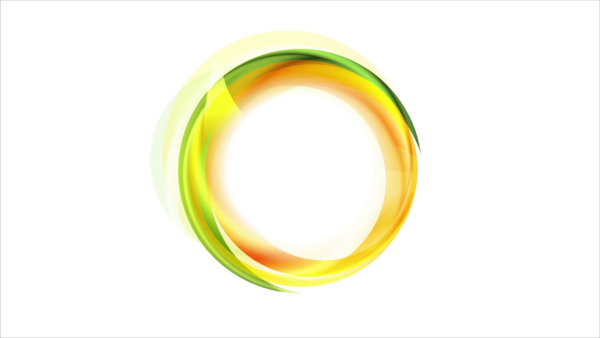 Желто зеленая абстракция