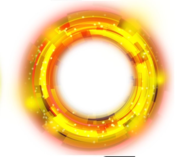 Светящаяся круглая рамка