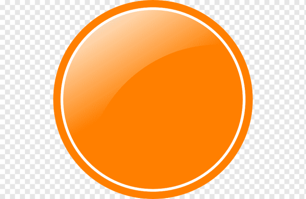 Овал оранжевый