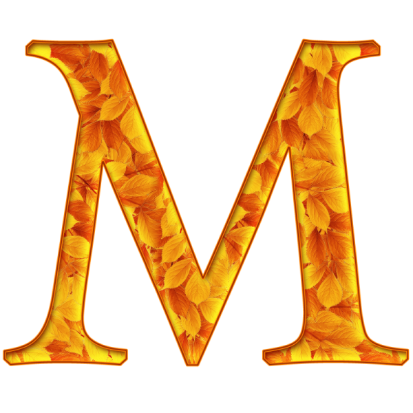 Красивая буковка м