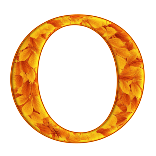 Осенние буквы русского алфавита