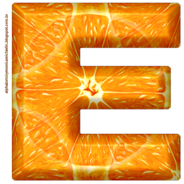 Апельсиновые буквы