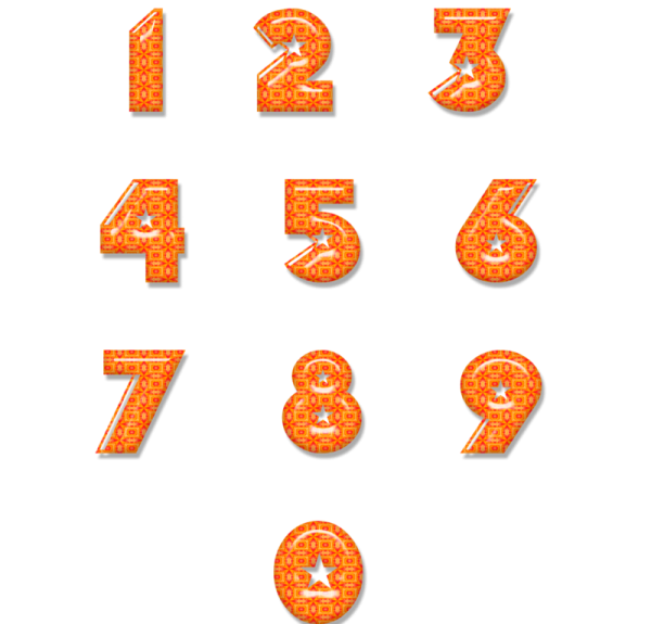 Гифка цифры на прозрачном фоне