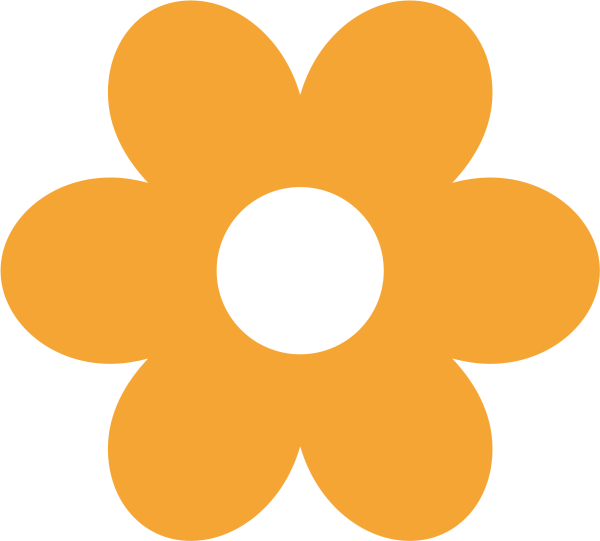 Желтые цветочки для вырезания