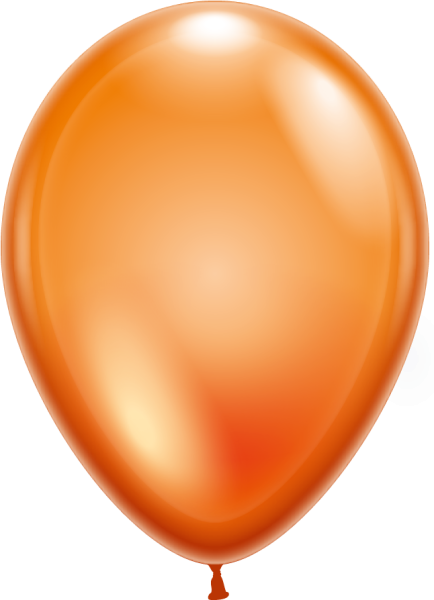 Шар Кристалл оранжевый