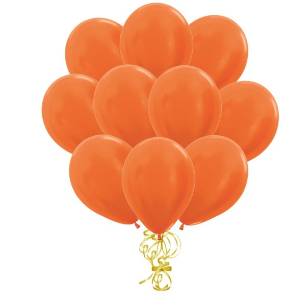 Оранжевые воздушные шары