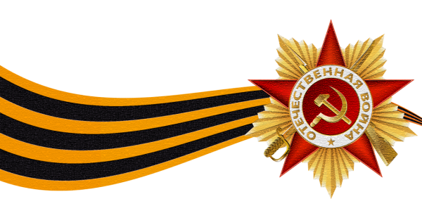 Георгиевская ленточка с орденом Отечественной войны