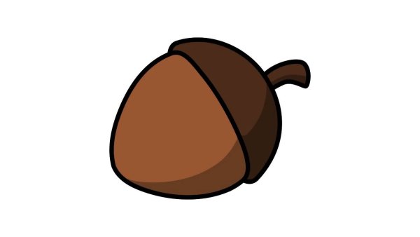 Орех мультяшный