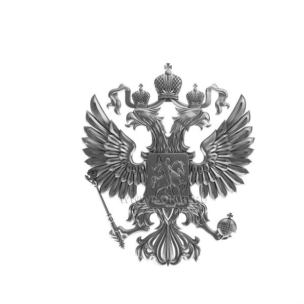 Двуглавый орёл герб России вектор