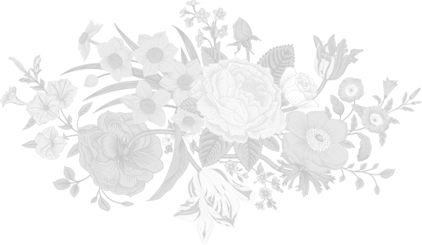 Цветочный узор на белом фоне