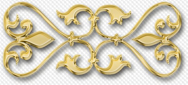 Казахский орнамент золотой