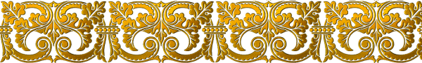 Золотой орнамент полоса