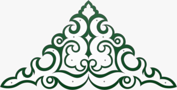 Татарский национальный орнамент вектор